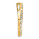 Grande Lab Grown Diamond Circle Pendant - 14k Yellow Gold / 2 ctw. / VS+ F+