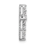 Gold Lab Grown Diamond Cross Pendant - 14k White Gold / 1/2 ctw. / VS+ F+