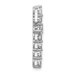Gold Lab Grown Diamond Cross Pendant - 14k White Gold / 1-1/2 ctw. / VS+ F+