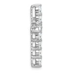 Gold Lab Grown Diamond Cross Pendant - 14k White Gold / 3 ctw. / VS+ F+