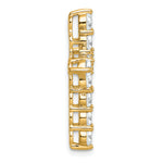 Gold Lab Grown Diamond Cross Pendant - 14k Yellow Gold / 3 ctw. / VS+ F+