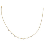 14k 1 3/4 carat Lab Grown Diamond VS/SI+ G+ Eleven Station 18 inch Necklace