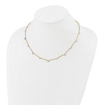 14k 1 3/4 carat Lab Grown Diamond VS/SI+ G+ Eleven Station 18 inch Necklace