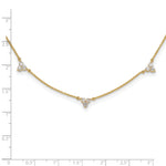 Diamond Multi-Station Necklace - 14k Yellow Gold / 18 in / True Origin® Diamond, Lab Grown