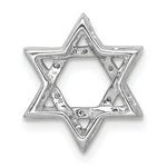 Diamond Star of David Chain Slide - Diamond / 0.004 ct