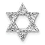 Diamond Star of David Chain Slide - Diamond / 0.004 ct