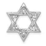 Diamond Star of David Chain Slide - Diamond / 0.012 ct