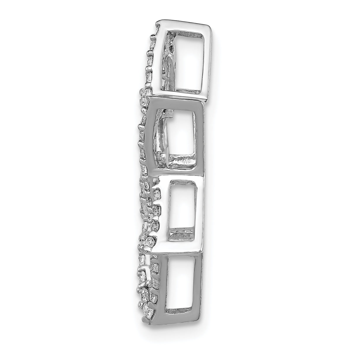 Diamond Star of David Chain Slide - Diamond / 0.01 ct