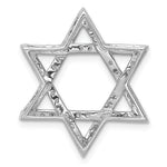 Diamond Star of David Chain Slide - Diamond / 0.01 ct