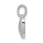 Diamond Heart Pendant - 14k White Gold / Diamond / 1/4 ctw.