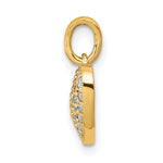 Diamond Heart Pendant - 14k Yellow Gold / Standard / 1/4 ctw.