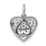 Diamond Heart Pendant - 14k White Gold / Diamond / 2/5 ctw.