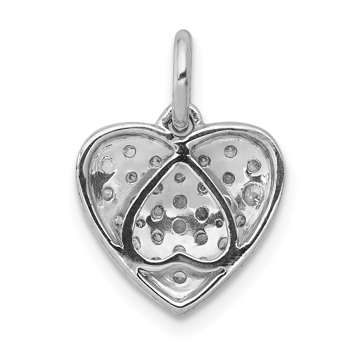 Diamond Heart Pendant - 14k White Gold / Diamond / 2/5 ctw.