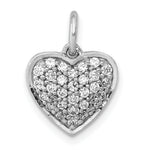 Diamond Heart Pendant - 14k White Gold / Diamond / 2/5 ctw.