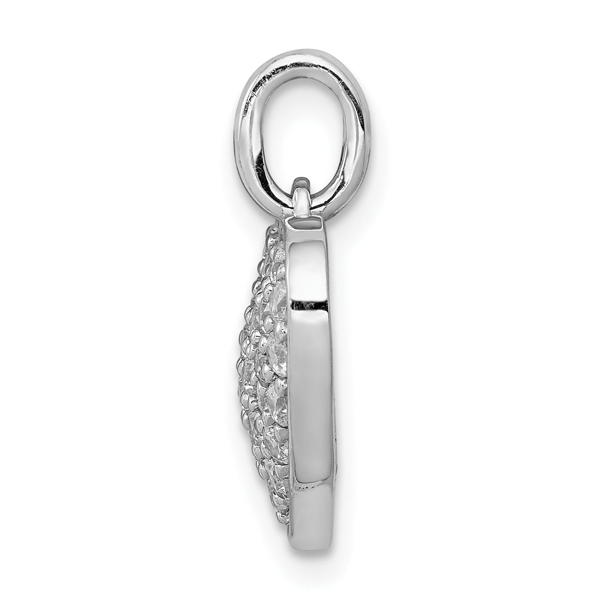 Diamond Heart Pendant - 14k White Gold / Diamond / 5/8 ctw.