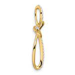 Gold Diamond Cross Pendant - 14k Yellow Gold / 1/3 ctw. / 29.9x22mm