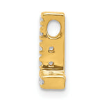 Diamond Initial Pendant - L / 14k Yellow Gold
