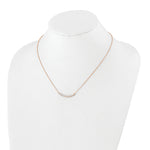 True Origin Lab Grown Diamond Pendant with Chain - 14k Rose Gold