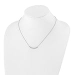 True Origin Lab Grown Diamond Pendant with Chain - 14k White Gold