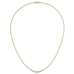 14k Lab Grown Diamond Pendant with Chain - 14k Yellow Gold