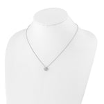 Lab Grown Diamond Bloom Pendant Necklace - 14k White Gold / 1/2 ctw. / VS+ F+