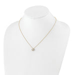 Lab Grown Diamond Bloom Pendant Necklace - 14k Yellow Gold / 1/2 ctw. / VS+ F+