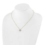 Lab Grown Diamond Bloom Pendant Necklace - 14k Yellow Gold / 3/4 ctw. / VS+ F+