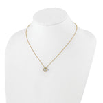 Lab Grown Diamond Bloom Pendant Necklace - 14k Yellow Gold / 1 ctw. / VS+ F+