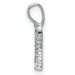 Diamond Initial Pendant - K / 14k White Gold / Diamond