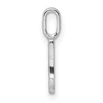 Diamond Initial Pendant - C / 14k White Gold