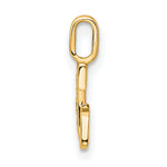 Diamond Initial Pendant - G / 14k Yellow Gold