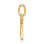 Diamond Initial Pendant - K / 14k Yellow Gold