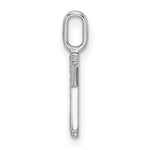 Diamond Initial Pendant - X / 14k White Gold