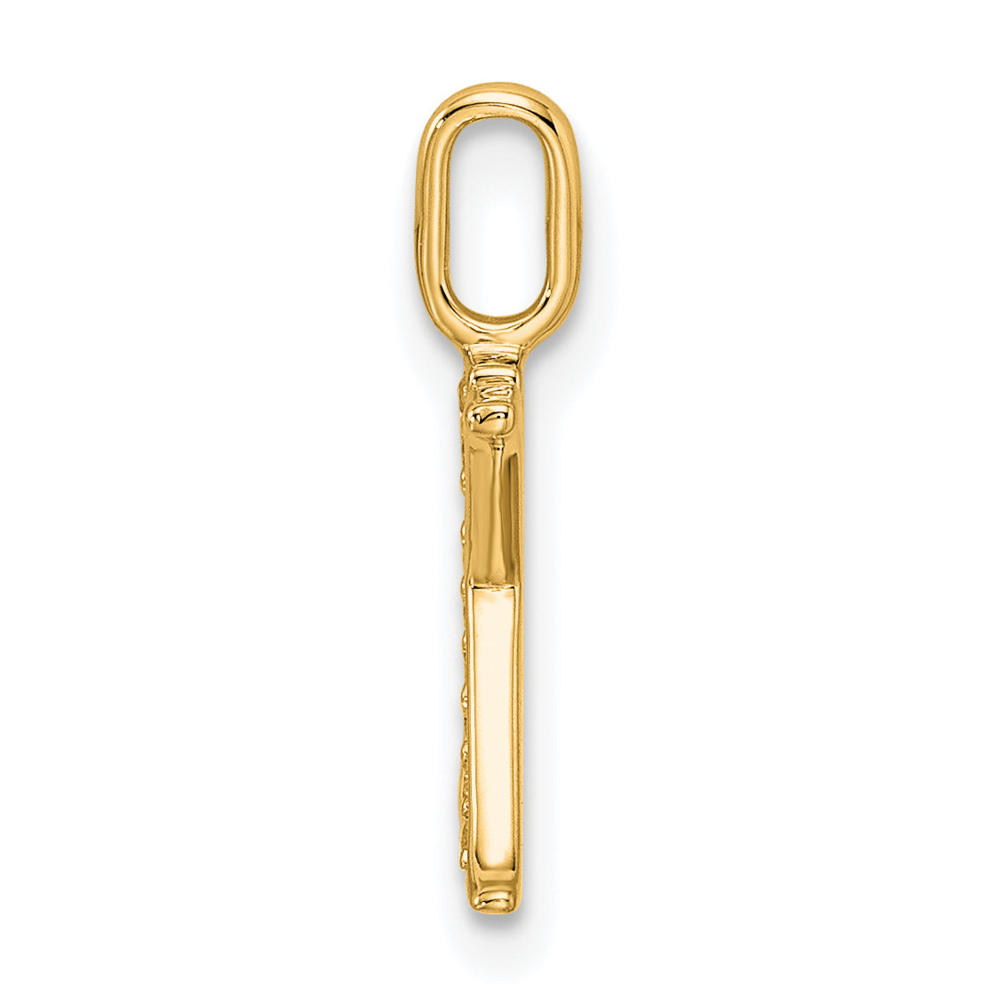Diamond Initial Pendant - X / 14k Yellow Gold