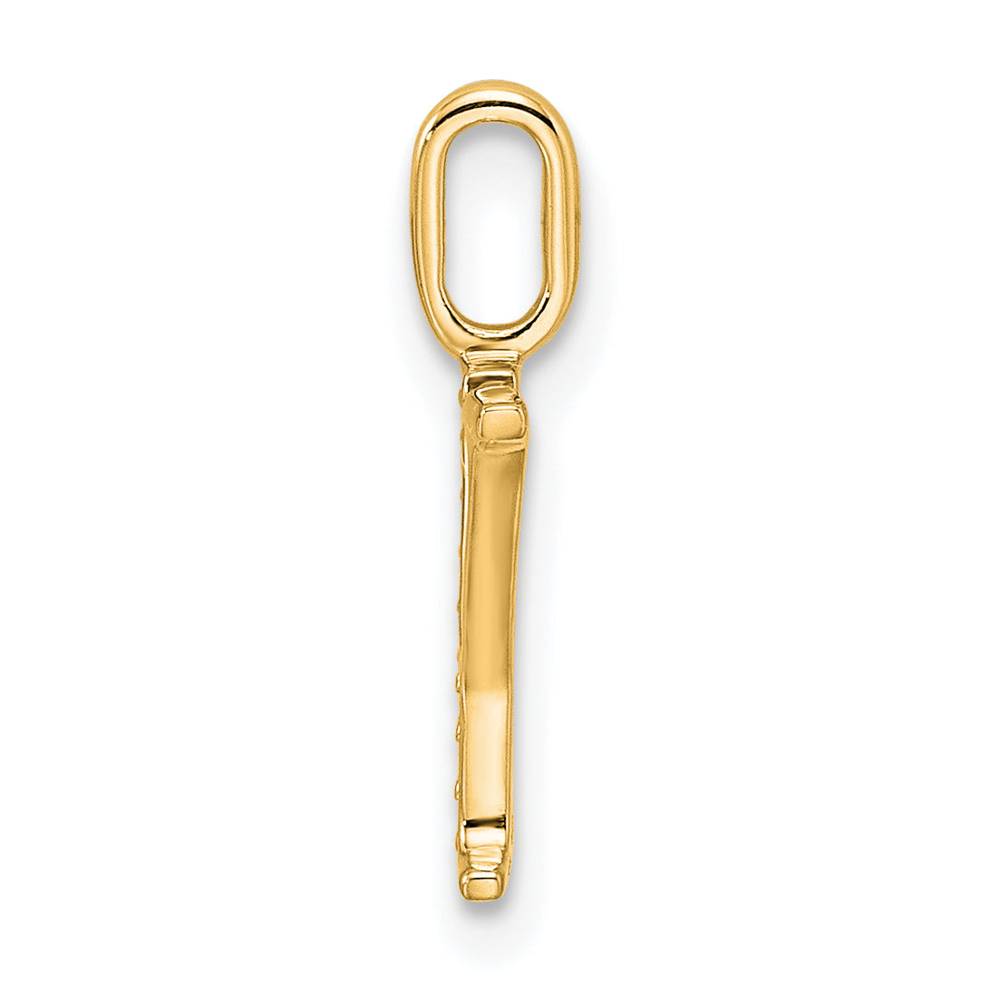 Diamond Initial Pendant - Y / 14k Yellow Gold