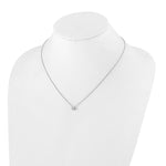 True Origin Lab Grown Diamond Solitaire Slide Necklace - 1/4 ctw.