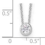 True Origin Lab Grown Diamond Solitaire Slide Necklace - 1/4 ctw.