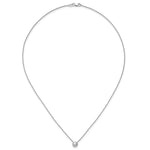 True Origin Lab Grown Diamond Solitaire Slide Necklace - 1/2 ctw.