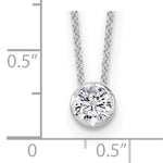 True Origin Lab Grown Diamond Solitaire Slide Necklace - 1/2 ctw.
