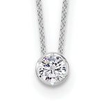True Origin Lab Grown Diamond Solitaire Slide Necklace - 1/2 ctw.
