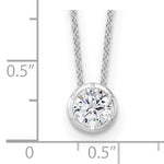 True Origin Lab Grown Diamond Solitaire Slide Necklace - 3/4 ctw.