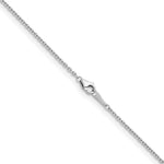 Herco Platinum Solid Cable Chain Necklace - 1.6 mm / 20 in