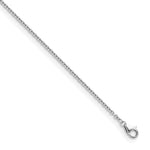 Herco Platinum Solid Cable Chain Necklace - 1.6 mm / 24 in