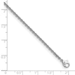 Herco Platinum Solid Cable Chain Necklace - 2.2 mm / 20 in