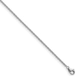 Herco Platinum Solid Cable Chain Necklace - 1.6 mm / 22 in