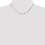 Gold (10K & 14K) Diamond-Cut Machine-Made Rope Chain - 14k Rose Gold / 16 in / 1 mm