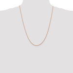 Gold (10K & 14K) Diamond-Cut Machine-Made Rope Chain - 14k Rose Gold / 24 in / 1.5 mm