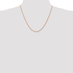 Gold (10K & 14K) Diamond-Cut Machine-Made Rope Chain - 14k Rose Gold / 20 in / 1.8 mm