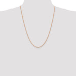Gold (10K & 14K) Diamond-Cut Machine-Made Rope Chain - 14k Rose Gold / 24 in / 1.8 mm