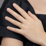 6-Stone Diamond or Gemstone Band - 10k Yellow Gold / Diamond